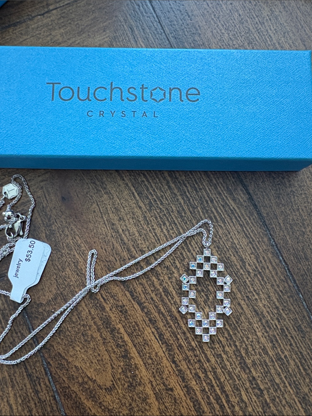 Touchstone Crystal By Swarovski Floating Cubes Pendant